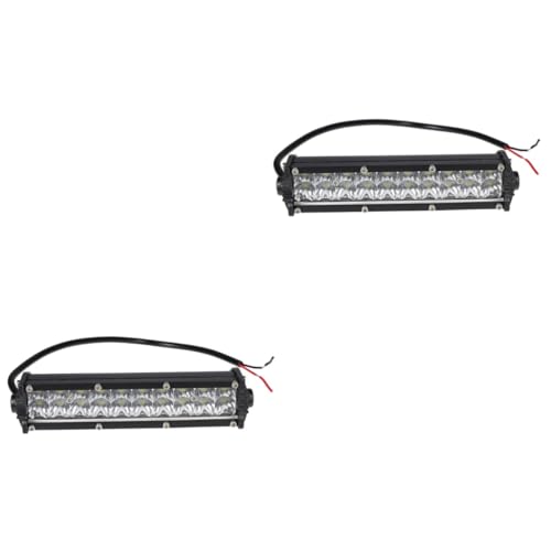 iplusmile 2 Piezas lámpara de trabajo -Barras LED camión barra de luz automática barra de luz LED niebla ligero barra de luz del coche luz del capó del techo del coche aleación de aluminio