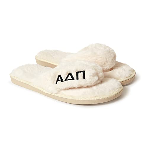 Sorority Shop Alpha Delta Pi Fuzzy Slippers Women