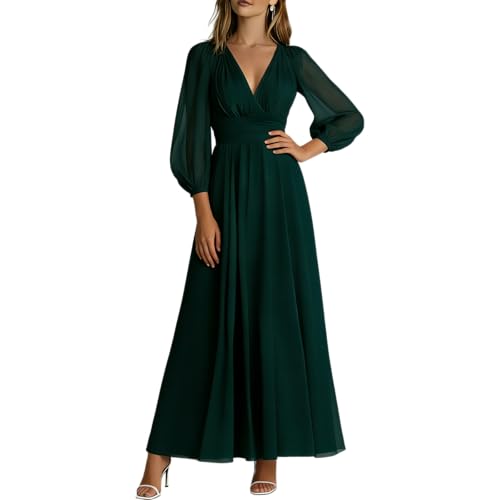 XNC Long Sleeve Dresses for Women 2026 Spring Summer Casual