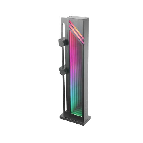 Mars Gaming MCA-GCB, Grafikkartenhalter, ARGB Infinity Mirror Illumination, GPU-Halter mit ARGB-Synchronisation, Magnetischer Anti-Rutsch-Sockel, Universelle Kompatibilität, Schwarz
