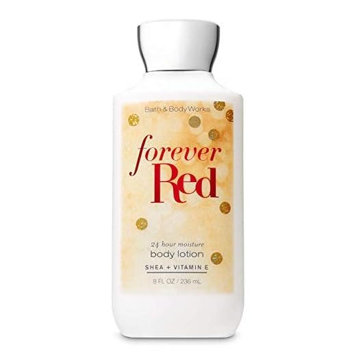 Bath and Body Works FOREVER RED Super Smooth Body Lotion 8 Fluid Ounce (2018 Limited Edition)