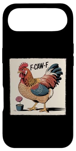 F-Caw-F Chicken FCAWF Chicken Funny Humor Japanese Art �X�}�z�P�[�X iPhone Air �p