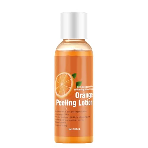 Orange Peeling Lotion, Peeling Oil for Dark Skin,Dead Skin Remover for Body All Skin Type Dead Skin Remover(3.4 Fl Oz / 100ML)
