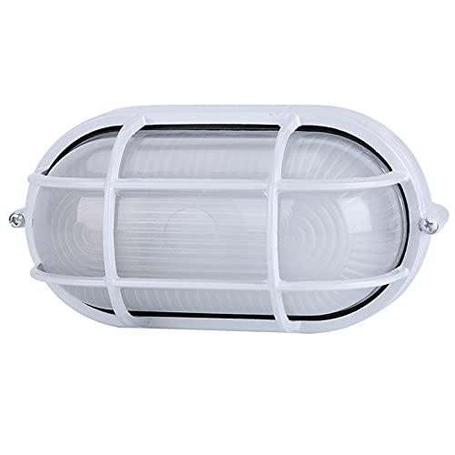 Tbest Sauna Lampe, Sauna-Lichter Hochtemperatur-Oval Explosionsgeschützt Saunalampe Dampfdicht Sauna-Dampfbad Lampenschirmschutz