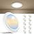 Sunco 10 Pack 5/6” LED Disk Lights Flush Mount Ceiling Light Fixture Recessed, 3000K/4000K/5000K/6000K/6500K Selectable, 15W, 1050LM, Dimmable Low Profile Surface Mount - ETL