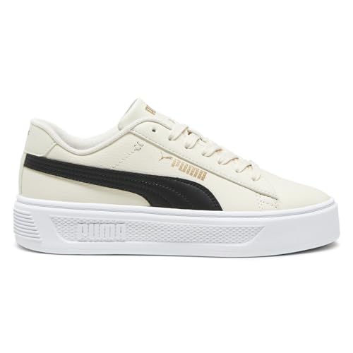 Image of Puma Womens Smash V3 Platform Lace Up Sneakers Shoes Casual