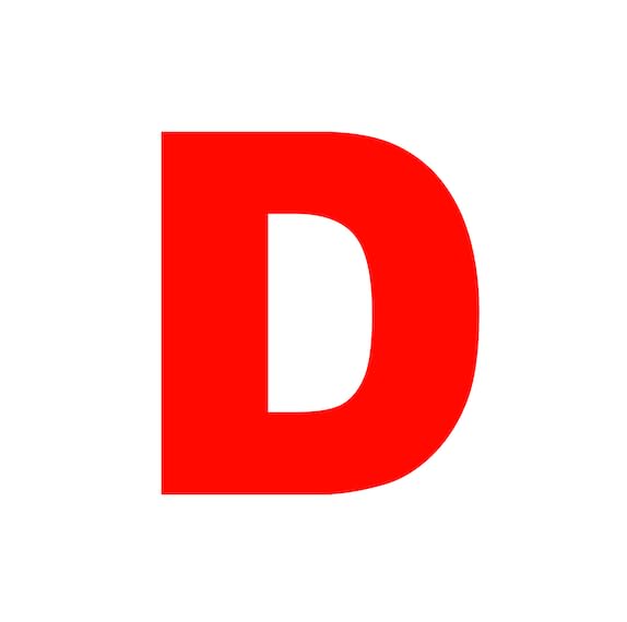 Chicbanners Pack of 2 Self Adhesive Learner Driver D Plates For Wales Welsh Dysgwr D Plates Car/Motorbike 180mmx180mm