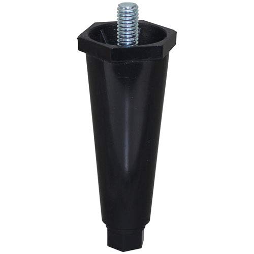Exact FIT for MIDDLEBY Marshall 1523B0003 Leg (3/8-16", 4"H, PLST, BLK) - Replacement Part BY MAVRIK