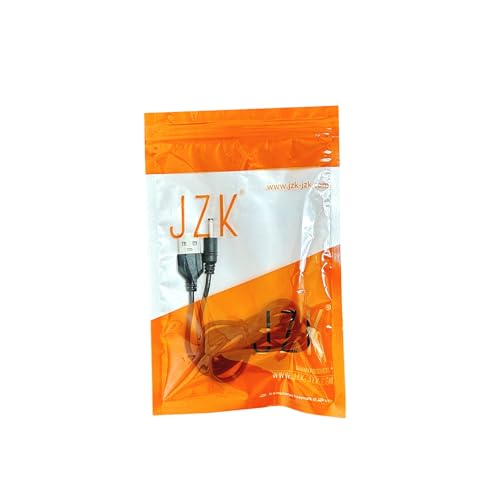 JZK USB auf 3.5 mm 5V Hohlstecker DC Stromkabel, Ersatz-Ladekabel für Foreo Luna, Ladekabel für elektrische Zahnbürste, passend für 3.5 mm x 1.35 mm Spitze