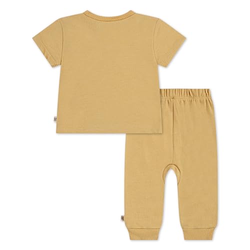 Image of HUGGIES Baby One Pocket T-shirt and Pants 2-piece Outfit Set