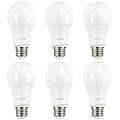 Linkind A19 LED Light Bulbs Dimmable, 100W Equivalent, 2700K Soft White, 15.5W 1600 Lumens 120V Bulbs, E26 Standard Base, UL Listed, Lighting for Bedroom Living Room Home Office,6 Packs