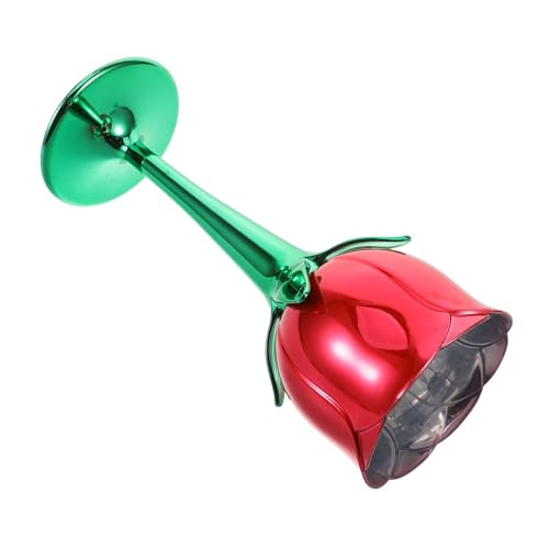 Alipis Bicchieri Di Plastica Riutilizzabili Con Decorazione a Fiore Bicchieri Da Vino Di Plastica Con Base Resistente Alla Rottura Facili Da Pulire Per Eventi Al Chiuso Aperto