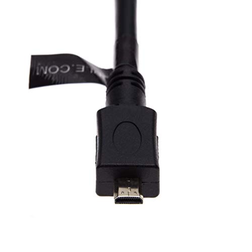 Micro Hdmi Cable, High Speed Hdmi (Type D) To Hdmi (Type A) Cord For Connecting Tesco Hudl, Acer Iconia, Asus, Nikon, Sony, Olympus Camera Tablet Tv(5M / 16Ft) #TOP2
