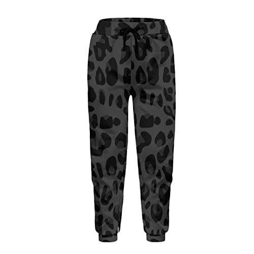 Pantalon de survêtement léopard noir Dolyues pour retrouver le plaisir de bouger