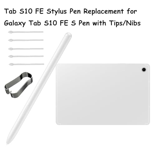 Image of Tab S10 FE S Pen Replacement for Samsung Galaxy Tab S10 FE,S10 Lite,Tab S10 FE Stylus Pen Replacement for Galaxy Tab S10 FE S Pen with Tips /Nibs (Beige)