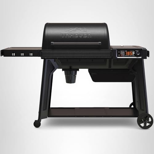 Traeger Grills Woodridge Pro Electric Wood Pellet Grill and Smoker, 970 Sq. In., Outdoor Pellet Smoker Grill with Digital Sensor and Side Shelf, Wi-FIRE Technology, Super Smoke Mode, TFB97JLH - Image 9