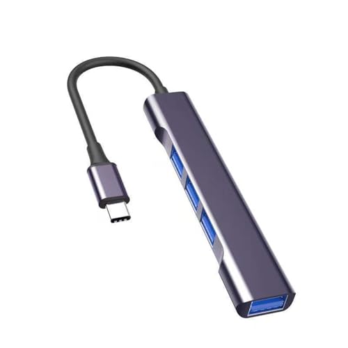 SLXLYH USB C/USBアダプター 4ポート USBスプリッター 拡張 3xUSB2.0+1xUSB3.0アダプター PCキーボード/ノートパソコン用