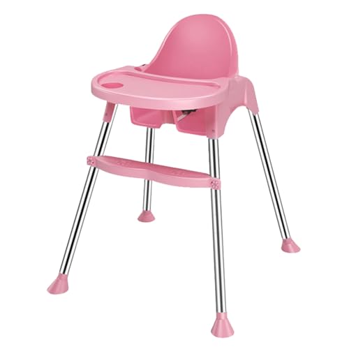 Trona multifuncional con bandeja extraíble, silla de comedor ajustable y reposapiés para alimentación en casa, perfecta para comedor y cocina