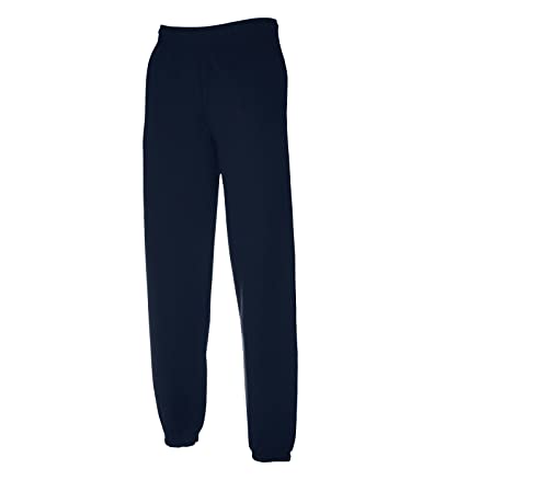 Fruit of the Loom Men's Sports Trousers (XXL, 1x Deep Navy Elastic + 1 HL Purchase Notepad)