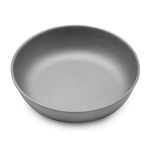 軽量チタンプレートディナーフルーツパン食品容器 アウトドアキャンプハイキングバックパッキングピクニックBBQ家庭用 Corrosion-