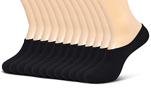 Image of Socks Womens No Show Low Cut Anti-Slid Non Slip Cotton Sock 6 Pair Pack