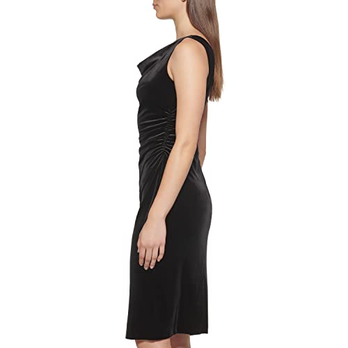 Image of Kensie Women's Sleeveless Cowl Neck Midi Dress