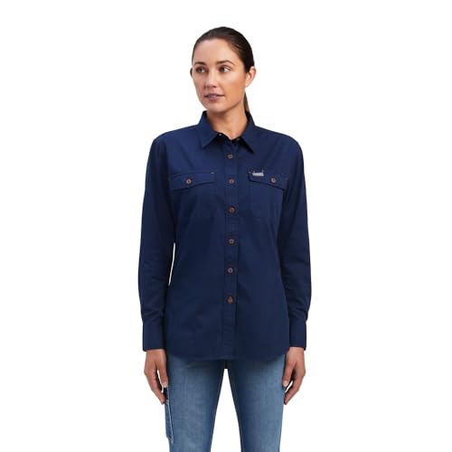Image of Ariat Women's Rebar Washed Twill Work Shirt