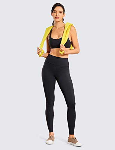Crz Yoga Strappy Sports Bras For Women - Criss Cross Back Sexy Wireless Padded Yoga Bra Cute Workout A01-Black Medium #TOP3