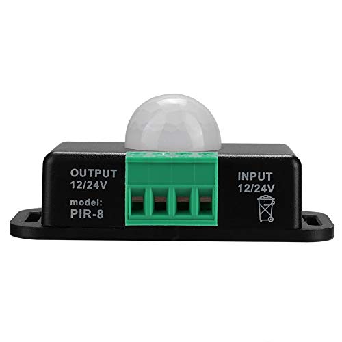 Chave do sensor DC 12V 24V, sensor infravermelho do corpo, para lâmpada LED Lâmpada incandescente Lâ