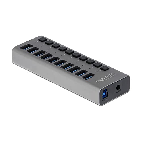 Hub USB 3.2 Gen 1 Delock 63670 pour organiser votre bureau informatique