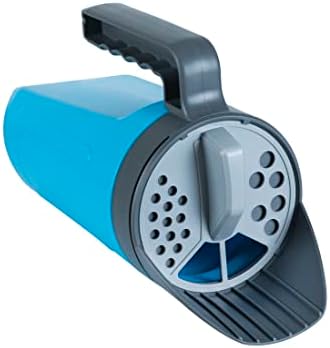 TIPU Hand Spreader Shaker, Handheld Spreader for Grass Seed, Fertilizer & Earth Food, Snow Salt, Ice and Snow Melt - Multiple Adjustable Opening Sizes for All Purpose- Up to 80 Oz