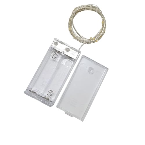 LIVIDIAN LED Flexible Wire Waterproof Lights – Battery Operated, Stylish for Parties & Decor (2AA Batteries Not Included)