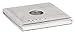 Square Channel Washer, 1/2 in, Steel