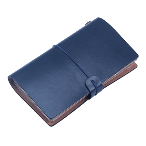 Compact PU Leather Travelers Notebook with Multiple Inserts Size Portable Diary Suitable for Students Professional Refillable No