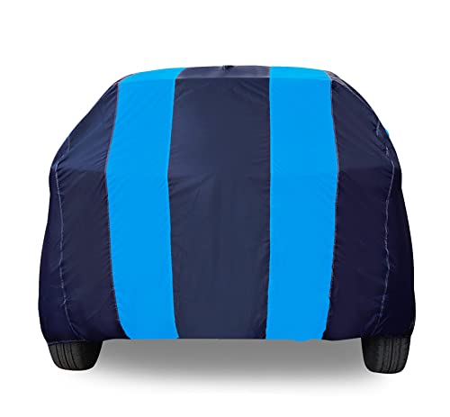 Image of Auto Hub Car Cover Compatible with Maruti WagonR (Model : 2019-Till Date) with Mirror Pocket, Weather Proof, Triple Stitched, WagonR Car Cover- Navy-Blue