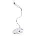Produktbild Tragbare, wiederaufladbare Klemme, Schreibtischlampe, Klemmklemme, Tischlampe, Laptop, Leselampe, Bettlicht, flexibel, gedrehte Röhre (120 Lumen, 14 LEDs, berührungsempfindlicher Schalter, 3