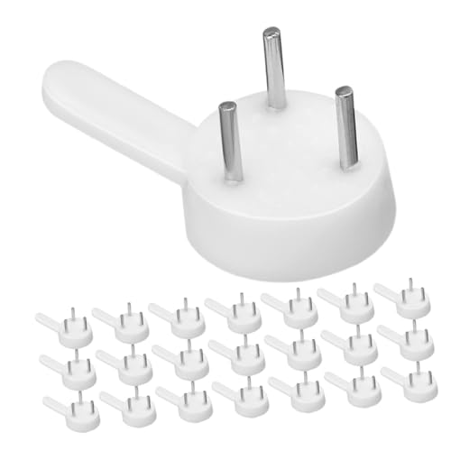 Yardenfun 50 piezas Ganchos Invisibles para Colgar Cuadros Clavos sin para Pared Fáciles de Superficies Soporte Fuerte y