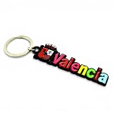 BDM Llavero de Valencia | Souvenir Original y Colorido con Escudo | Recuerdo de Viaje a España | Regalo Ideal para Amantes de Valencia | Diseño Divertido y Resistente