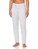 Schiesser Damen Mix & Relax Jerseyhose lang Schlafanzughose, Grau (Grau-Mel. 202), 40