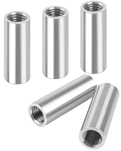 Jeboler M8×30mm Runde Gewindemuffen, 5 Stück Rundmuffen 304 Edelstahl Rund Verbindungsmuttern Langmutter, V2A Innengewinde Distanzmuffen Kupplungsmutter Stabmutter Länge Muttern Verlängerungsmuttern Jeboler M8×30mm Runde Gewindemuffen, 5 Stück Rundmuffen 304 Edelstahl Rund Verbindungsmuttern Langmutter, V2A Innengewinde Distanzmuffen Kupplungsmutter Stabmutter Länge Muttern Verlängerungsmuttern