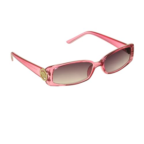 Image of proSPORT Full Lens Reading Sunglass Tinted Readers Women Small Gold or Silver Lion Crest Medusa Emblem Logo NOT BIFOCAL