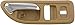 Dorman 92425 Front Passenger Side Interior Door Handle Compatible with Select Honda Models, Beige; Chrome