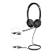 Produktbild Yealink UH37 Dual USB Headset mit Geräuschunterdrückung, kabelgebundenes Headset für PC-Laptop, Teams-Zertifiziert, USB-A- und USB-C-Kabel, funktioniert mit Zoom und Anderen führenden UC-Plattformen