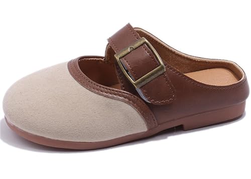 Little Kids Boys Girls Outdoor Non Slip Buckle Sandals Cute Round Toe Slippers