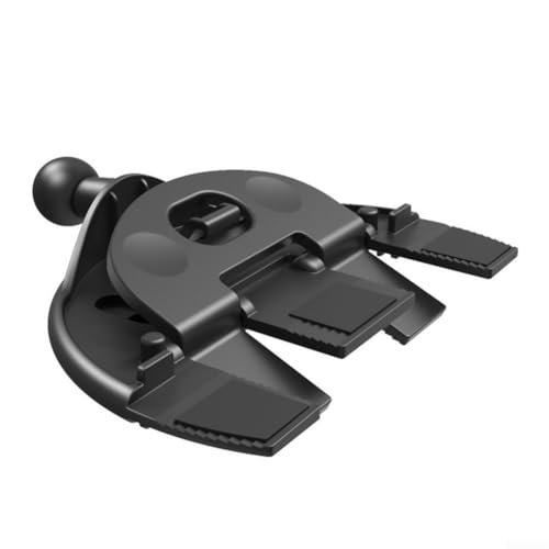 Aetluxery Portable CD Slot Car Mount For CarPlay Screens - Adjustable In-Vehicle Display Mount W/Integrated Bracket Adapter And Stable ABS Construction, Black