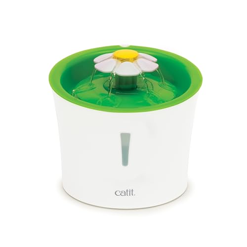 Catit Flower Fountain with Triple Action Filter, 3 L, Green