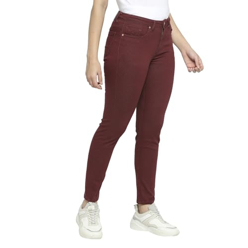 Image of Being Human Light Blue Mid Rise Skinny Fit Women's Denim Clothing