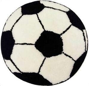 Amazon 6856 サッカーボール柄 ラグ マット Floor Rug 並行輸入品 ラグ カーペット オンライン通販