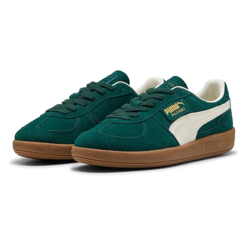 PUMA Palermo jaunes baskets basses rétro en daim pour un style running classique