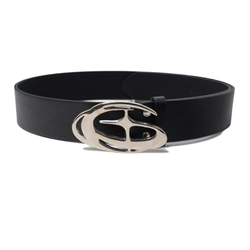 2025 Women PU Leather Y2k Belt Retro Metal Buckle Punk Goth Emo Grunge Rock Belt for Jeans Y2K Clothes Accessories